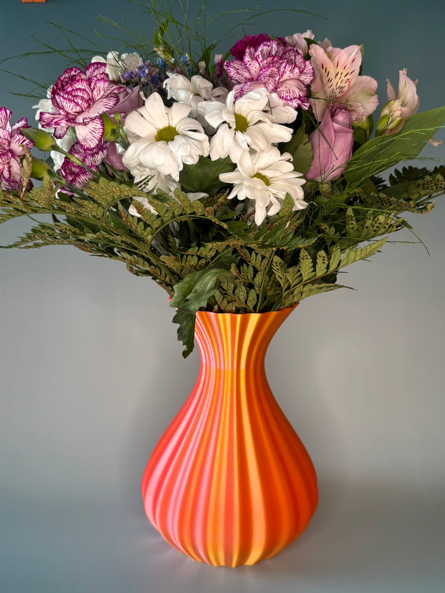 Duży wazon prosta fala