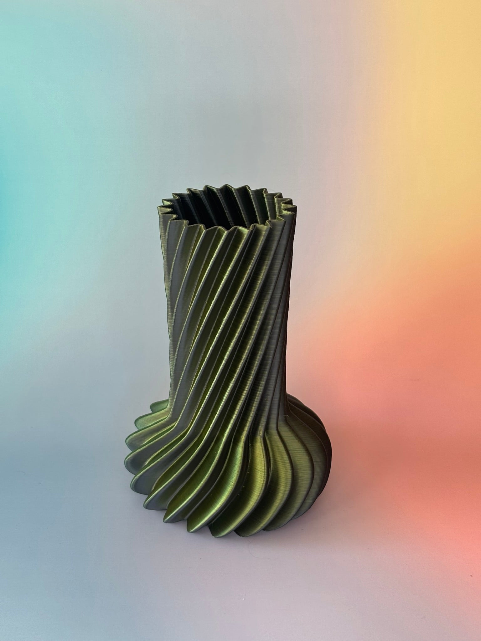 Wąski wazon ostra fala