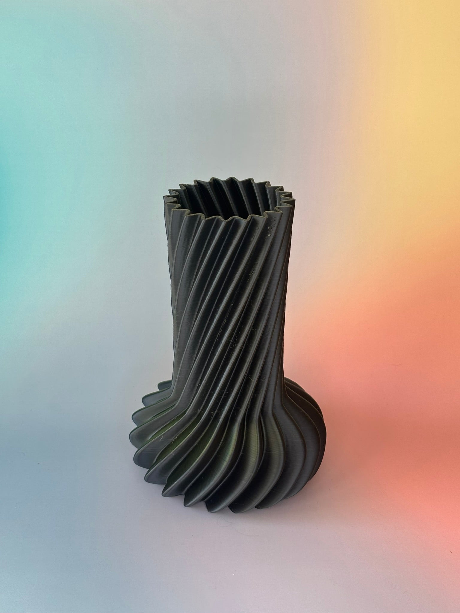 Wąski wazon ostra fala