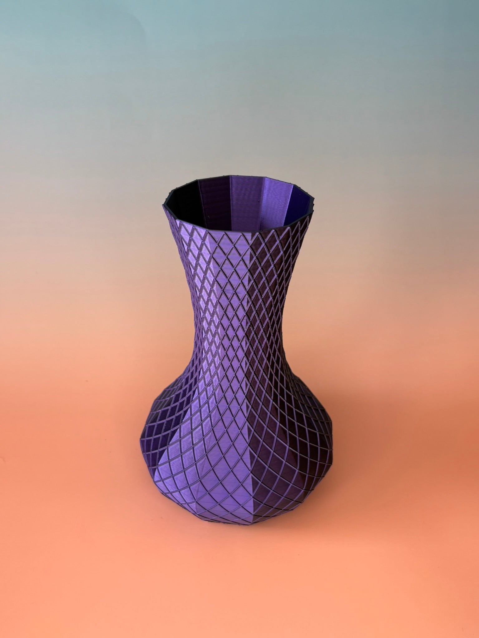 Duży wazon geometryczny podwójny szew