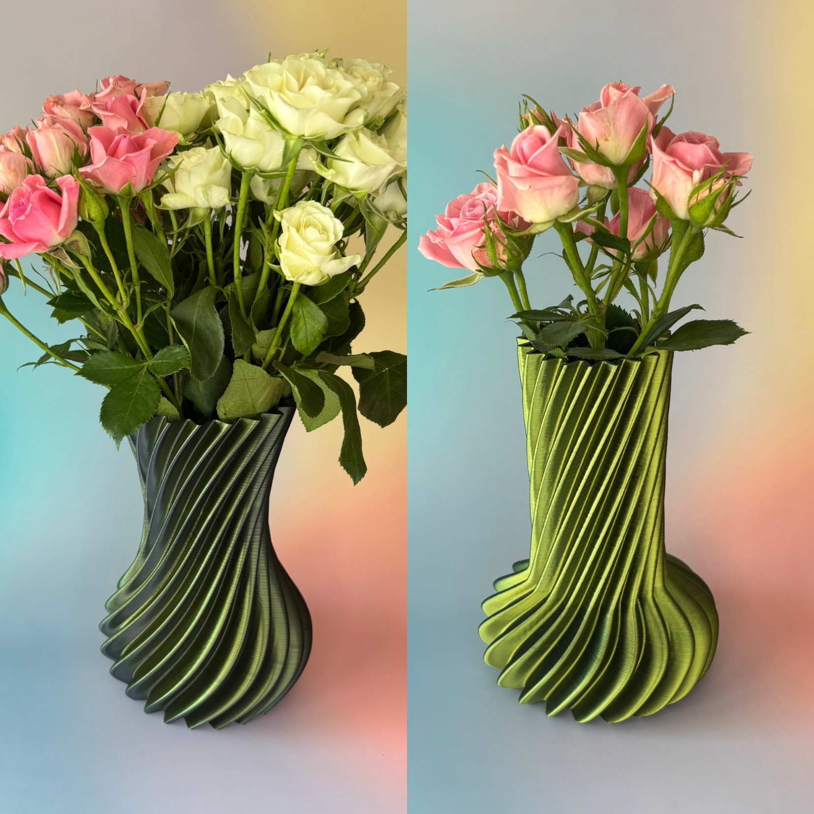 Zestaw wazonów ostra fala